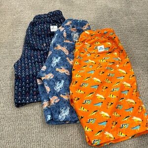 Boys Peter Millar swim trunk bundle- 3 trunks EUC size large